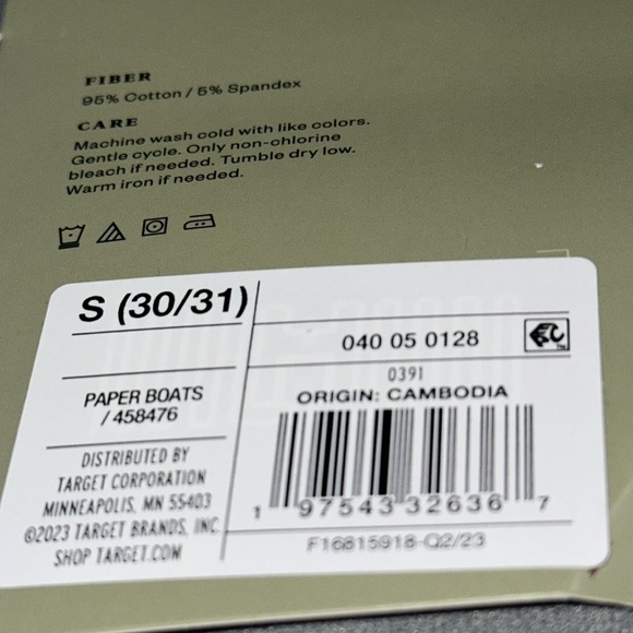 Men's Paper Boat Print Boxer Briefs 2pk - Goodfellow & Co™ Black Size S - Picture 8 of 8